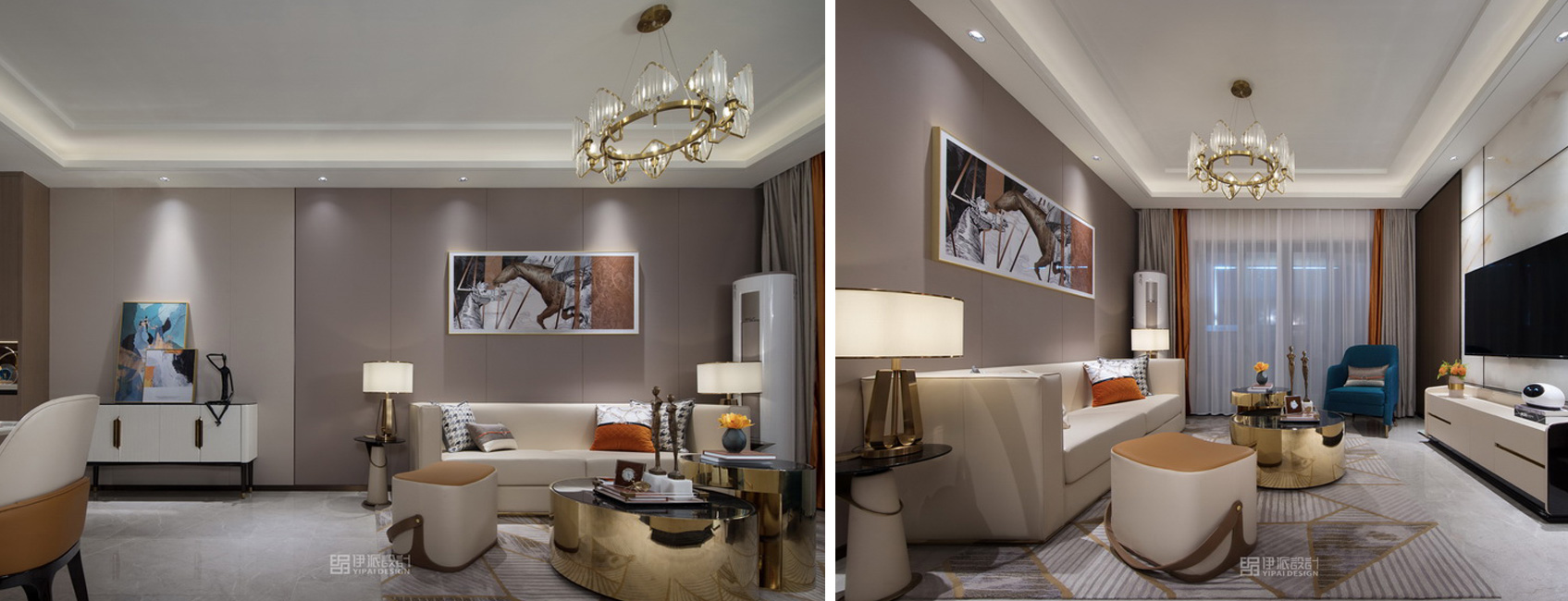 丰盛·101—B户型样板间软装设计