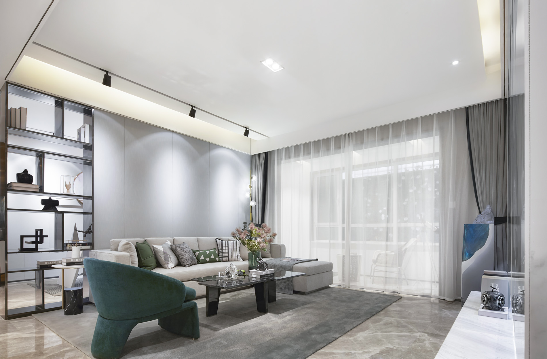 天津·长清湖现代轻奢样板房设计