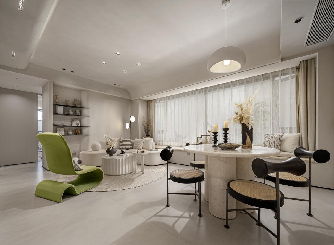 伊派设计丨奶油系侘寂风设计